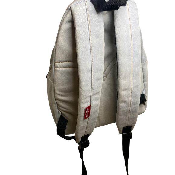 Levi's Backpack - Unisex Stone Washed Denim with 13-inch Laptop Sleeve - Picture 15 of 16